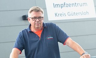 Als Leiter des Impfzentrums für den Kreis stellt Bernhard Riepe stellte er Organisationstalent und maximale Einsatzbereitschaft unter Beweis.  - Nicole Donath