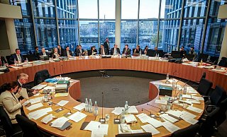 Der Haushaltsausschuss des Bundestags hat den Etat für 2024 beschlossen. - Kay Nietfeld/dpa