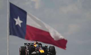 Platz fünf beim Warmfahren im heißen Texas für Max Verstappen. - Eric Gay/AP/dpa