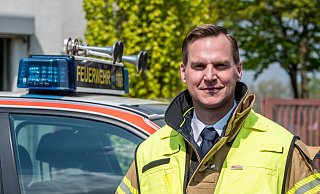 Ludger Schmidt, Leiter der hauptamtlichen Kräfte der Feuerwehr Paderborn - Ralph Meyer