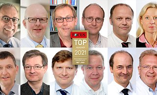 oben v.l.: Christian Bien, Christian Brandt, Martin Driessen, Eckard Hamelmann, Carsten Israel, Andrea Möllering; unten v.l.: Tilman Polster, Martin Reker, Matthias Simon, Thomas Vordemvenne, Florian Weißinger, Günther Wittenberg. - EvKB