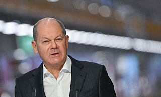 Bundeskanzler Olaf Scholz ist optimistisch, dass die Ampel im neuen Jahr besser funktionieren wird. - Patrick Pleul/dpa