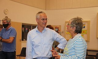 Bürgermeisterkandidat Josef Suermann muss in die Stichwahl. Jutta Fritzsche holte mit den Grünen aus dem Stand 21 Prozent und ist hochzufrieden. - David Schellenberg
