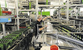 Zum Brauereifest anlässlich des 175. Jubiläums wurde in der Brauerei Barre gearbeitet; es gab stark nachgefragte Führungen. - Archiv Joern Spreen-Ledebur