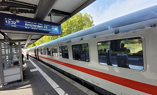 Die Bahn erhöht den Fernverkehrshalt auf der Strecke von Berlin nach Amsterdam. Die Züge halten nun öfters in Bünde. - Florian Weyand