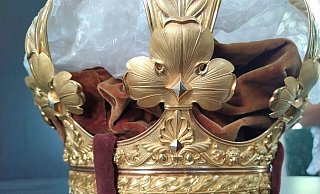 Künftig im Parlamentsgebäude zu bewundern: Die Krone von König Otto - --/Griechisches Kulturministerium/dpa