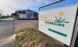 Im Steinheimer Kindergarten "Pusteblume" hat sich ein Kind in einem Spielgerät eingeklemmt. - Madita Schellenberg