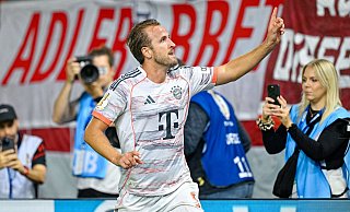 Sorgte für die späte Bayern-Erlösung: Star-Stürmer Harry Kane. - Uwe Anspach/dpa