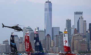Die Weltliga des Segelsports ging in den USA zu Ende - und auch hier siegten am Sonntag die Spanier. (Archivbild) - Bob Martin For Sailgp/PA Media/dpa