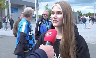 Nach dem Spiel gegen Düsseldorf haben die Fans des SC Paderborn eine klare Meinung. - Video Screenshot/Pauline Maus