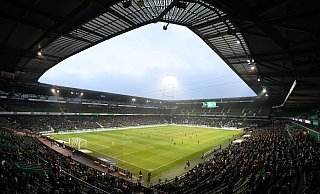 21.508 Fans sahen den Sieg der Fußballerinnen des SV Werder Bremen gegen den 1. FC Köln. - Carmen Jaspersen/dpa