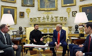 Trump und Selenskyj treffen sich an diesem Freitag erneut im Weißen Haus. (Archivbild) - Julia Demaree Nikhinson/AP/dpa