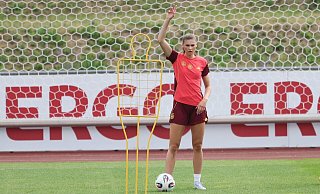 Jule Brand ist eine Weltklasse-Stürmerin im deutschen Team - Daniel Löb/dpa