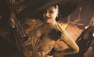 Die Vampirdame Lady Dimitrescu war schon vor Veröffentlichung Kult bei den Fans. Gut meint sie es mit uns deshalb aber nicht. - Capcom