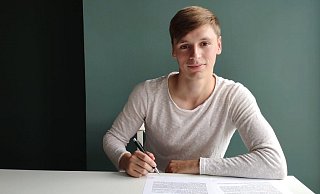 Sebastian Haut hat beim SVR unterschrieben. - SV Rödinghausen