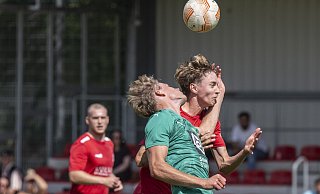 Theesens Eric-Jesper Darlath (r.) trug zu einem ordentlichen Saisonauftakt des VfL Theesen bei. - Jörg Dieckmann