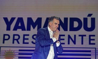 Der Linkspolitiker Orsi gewinnt die Präsidentenwahl in Uruguay in der zweiten Runde. - Natacha Pisarenko/AP/dpa