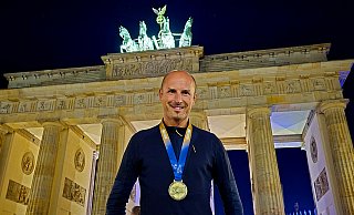 Markus Buthe hat schon an vielen Marathons teilgenommen, wie den in Berlin. - Markus Buthe