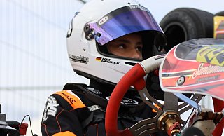 Der 13-jährige Max Ongsiek aus dem Kreis Gütersloh wurde beim Rennen in Oschersleben unsanft ausgebremst. - Ongsiek