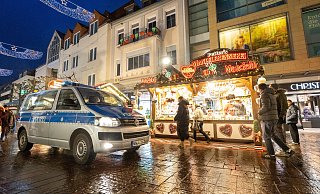 In der Paderborner Innenstadt führt die Polizei verstärkt Kontrollen durch. - Niklas Tüns (Symbolfoto)