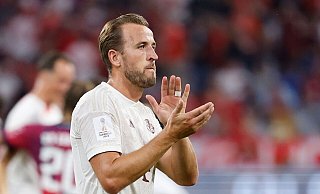 Bayerns Stürmerstar Harry Kane drückt den Engländerinnen bei der WM die Daumen. - Daniel Löb/dpa