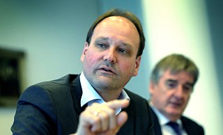 Erläutert die Positionen: Konzernchef Markus Miele (50) will das Unternehmen neu ausrichten. - Andreas Frücht