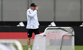 Julian Nagelsmann beim Abschlusstraining. - Federico Gambarini/dpa