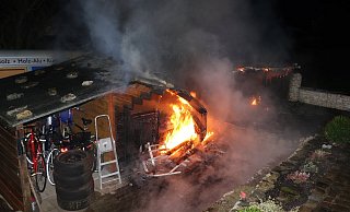 Das Feuer war am Donnerstag um 4.45 Uhr ausgebrochen. - Polizei Höxter