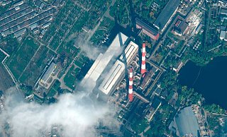 Russland hat in den vergangenen Tagen immer wieder die ukrainische Energie-Infrastruktur ins Visier genommen. - -/Maxar Technologies/AP/dpa