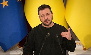 Wolodymyr Selenskyj: Die Verteidigungsausgaben haben Vorrang im Haushalt. - Efrem Lukatsky/AP