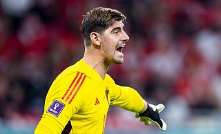 Belgiens Torwart Thibaut Courtois äußert sich in den sozialen Medien zum Zwist mit Trainer Domenico Tedesco. - Tom Weller/dpa