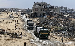 Der Gazastreifen ist nach zwei Jahren Krieg in großen Teilen eine Trümmerwüste. - Abed Rahim Khatib/dpa