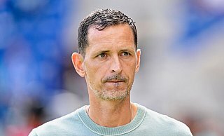 Toppmöller studierte mit Musiala dessen späteres Meistertor. - Uwe Anspach/dpa