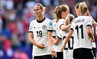 Kein Tor, aber top in Form: Klara Bühl. - Sebastian Christoph Gollnow/dpa