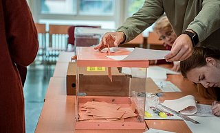Abstimmung für die Regional- und Kommunalwahlen in Madrid. - Gabriel Luengas/EUROPA PRESS/dpa