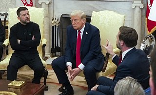 Der ukrainische Präsident Wolodymyr Selenskyj bedankte sich bei seinem Besuch in Washington immer wieder für die bisher von den USA geleistete Hilfe im Kampf gegen den russischen Angriffskrieg. - Mystyslav Chernov/AP/dpa