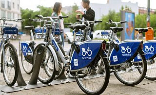 So sollen die Räder aussehen, die man sich ab Siommer an verschiedenen Stationen ausleihen kann. verleihstation - nextbike