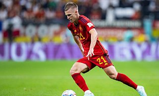 Nach seinem Faserriss steht Leipzigs Dani Olmo vor der Rückkehr ins Aufgebot der spanischen Nationalmannschaft. - Tom Weller/dpa