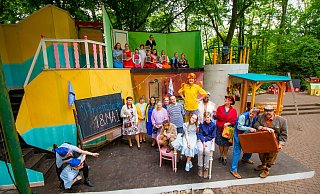 "Pippi Langstrumpf": Das Familienstück dieser Saison ist neben dem Abendstück die letzte Inszenierung der Freilichtbühne im bekannten Ambiente. Das Eingangsgebäude mit Toiletten, Regie und Lager wird neu gebaut. - Björn Leisten