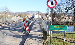 Für den Neubau der Nethebrücke in Bruchhausen soll im zweiten Quartal eine neue Planung vorgelegt werden. - Burkhard Battran