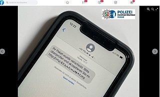 Auf Facebook warnt die Polizei NRW. - Screenshot: Facebook / Polizei Krefeld