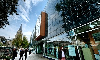 Im früheren Karstadt-Haus entsteht ein Walk-in-Testzentrum, in dem man keine vorherige Anmeldung benötigt. - Andreas Frücht