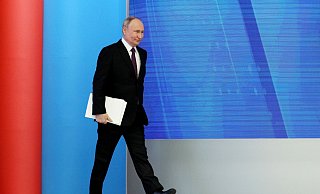 Hat die Wirtschaft an die Bedürfnisse des Ukraine-Kriegs angepasst, der mehr kostet als erwartet: Wladimir Putin. - Gavriil Grigorov/Sputnik Kremlin/AP/dpa
