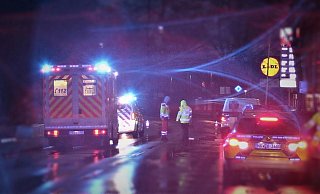 Am frühen Morgen kam es zu dem Unfall auf der Wewerstraße in Elsen. - Polizei Paderborn