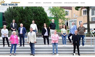 Noch ist die Internetseite der Freien Wähler Oerlinghausen verfügbar. So präsentierte sich die FW zur Kommunalwahl. - Birgit Guhlke