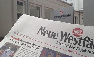 Auslieferung problematisch: Glätte und Eis behindern die NW-Zusteller. - Anneke Quasdorf