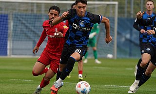 SCP-Stürmer Stefano Marino spielte gegen Enschede stark auf und schnürte einen Doppelpack. - SC Paderborn 07
