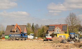Auf dem Gelände hinter der Gärtnerei Bobbenkamp in Westerenger sollen ebenfalls neue Häuser entstehen. - Mareike Patock