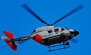 Die Polizei suchte per Hubschrauber. - Pixabay (Symbolbild)