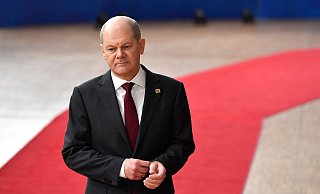 Bundeskanzler Olaf Scholz zeigt sich positiv. - Geert Vanden Wijngaert/AP